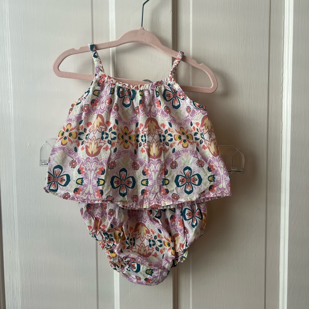 Floral Kids Two-Piece Set